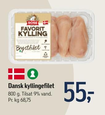 Føtex Dansk kyllingefilet tilbud
