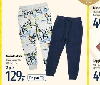 Føtex Sweatbukser tilbud