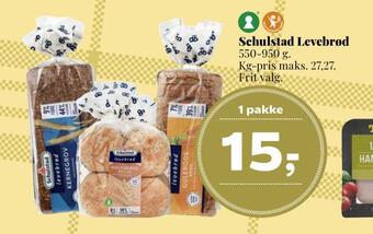 Dagli'Brugsen Schulstad levebrød tilbud