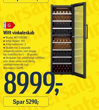 Føtex Witt vinkøleskab tilbud