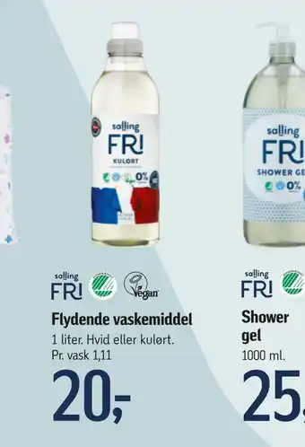 Føtex Flydende vaskemiddel gel tilbud