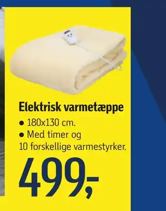 Elektrisk varmetæppe