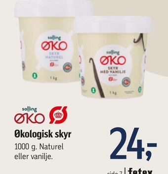 Føtex Økologisk skyr tilbud
