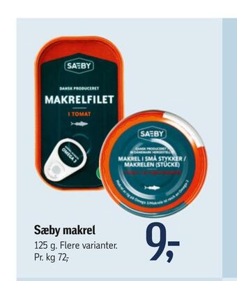 Føtex Sæby makrel tilbud