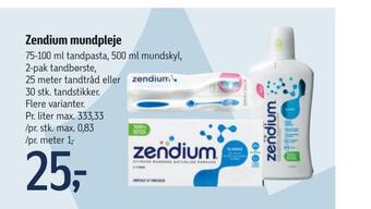 Føtex Zendium mundpleje tilbud