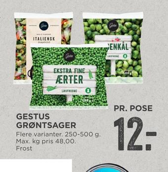 MENY Gestus grøntsager tilbud