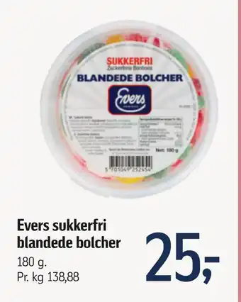 Evers sukkerfri blandede bolcher