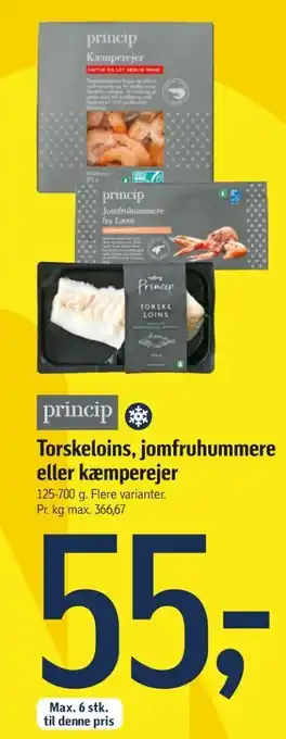 Føtex Princip torskeloins tilbud