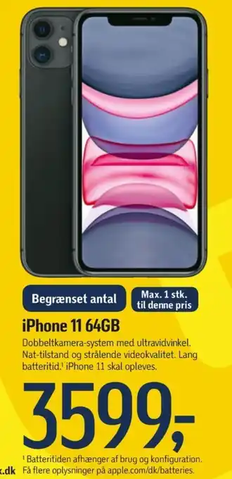 Føtex Apple iphone 11 mobiltelefon tilbud