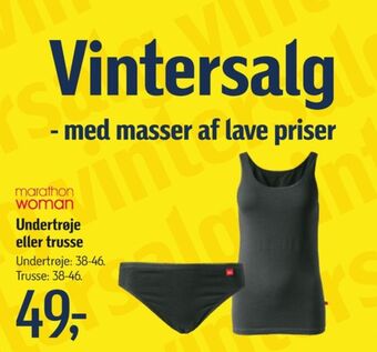 Føtex Marathon woman undertrøje tilbud