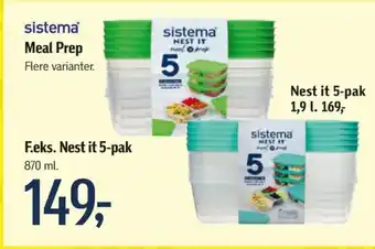 Føtex Sistema plastikbøtter tilbud