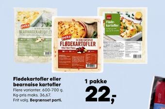 Kvickly Peka flødekartofler tilbud
