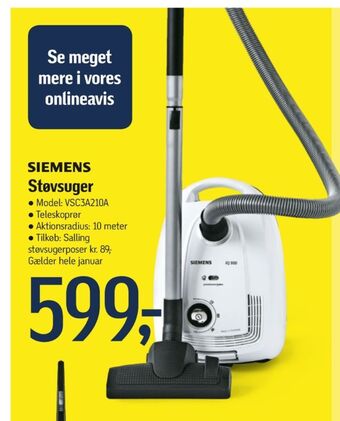 Føtex Siemens støvsuger tilbud