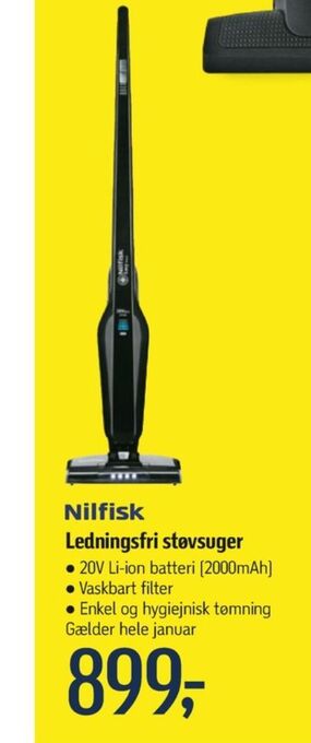 Føtex Nilfisk støvsuger tilbud