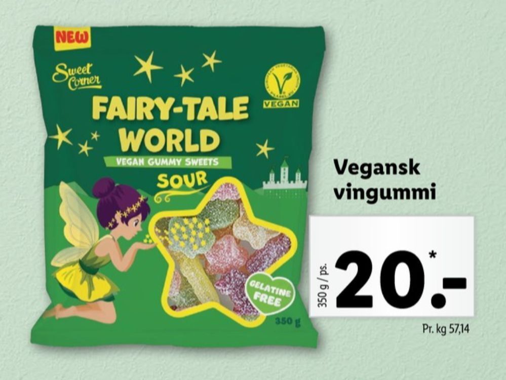 Sweet corner slikposer tilbud hos Lidl