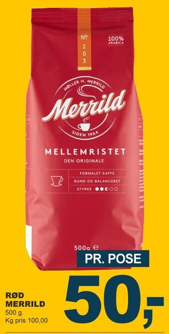 Let-Køb Mellemristet kaffe formalet tilbud