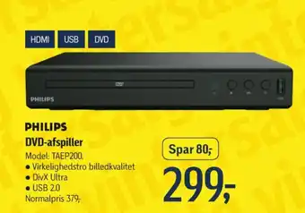 Føtex Philips dvd-afspiller tilbud