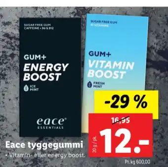 Lidl Gum+ tyggegummi vitamin boost tilbud