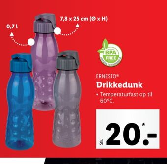 Lidl Ernesto drikkedunk tilbud