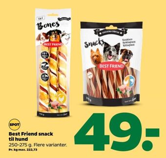 Netto Best friend hundesnacks tilbud