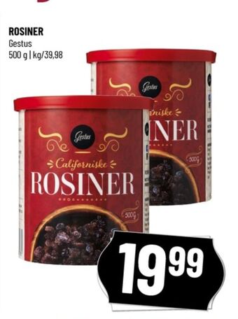 Løvbjerg Gestus rosiner tilbud