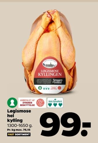 Netto Løgismose kylling tilbud