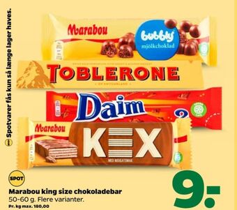 Netto Toblerone chokolade tilbud