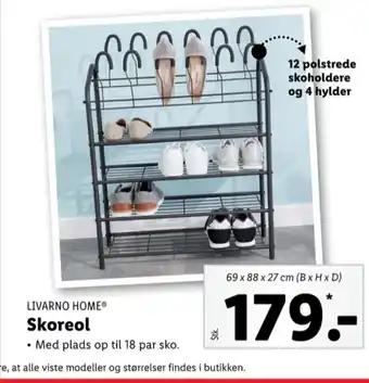 Lidl Livarno skoreol tilbud
