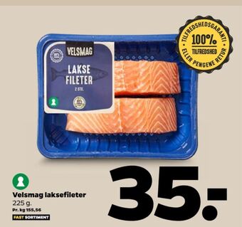 Netto Velsmag laksefilet tilbud