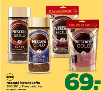 Netto Gold instant kaffe tilbud