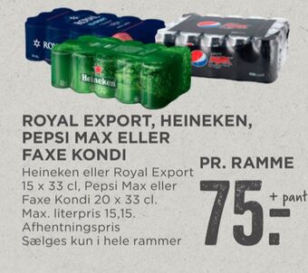 MENY Export øl tilbud