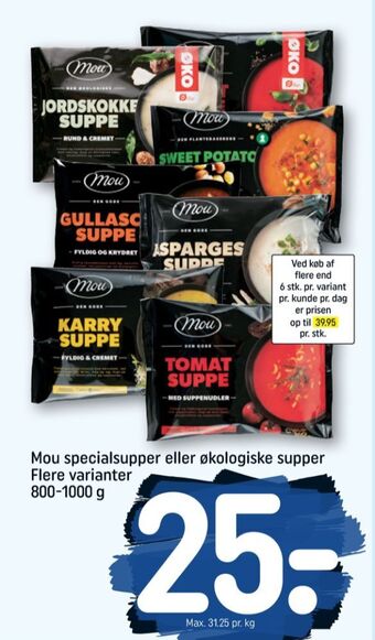 REMA 1000 Mou jordskokkesuppe tilbud