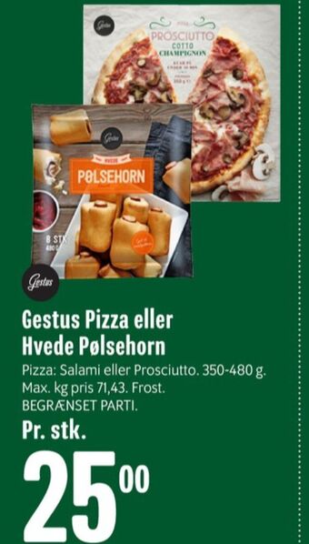 Min Købmand Gestus pizza tilbud