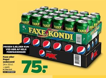 Netto Faxe kondi sportssodavand tilbud