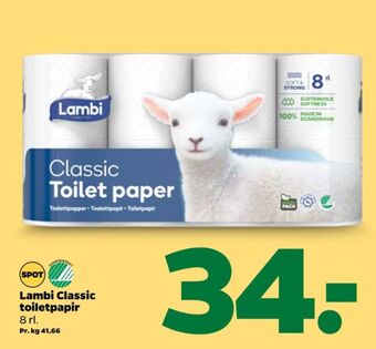 Netto Classic toiletpapir tilbud