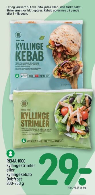 REMA 1000 Rema 1000 kyllingekebab tilbud