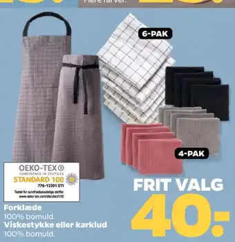 Netto Ukendt forklæde tilbud