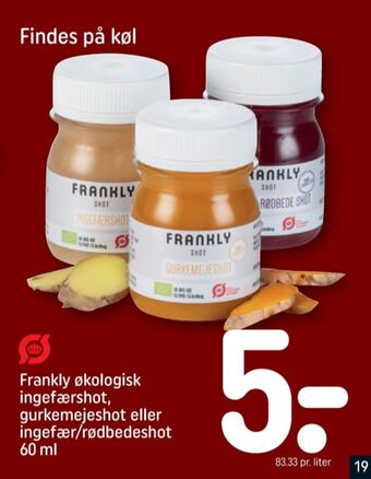 REMA 1000 Frankly ingefærshot rødbede tilbud