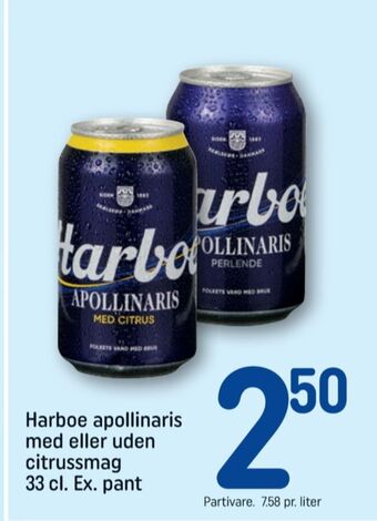 REMA 1000 Apollinaris danskvand tilbud