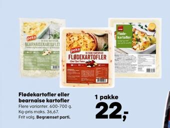 SuperBrugsen Peka flødekartofler tilbud