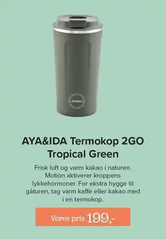 Helsemin Aya&ida termokop 2go tropical green tilbud