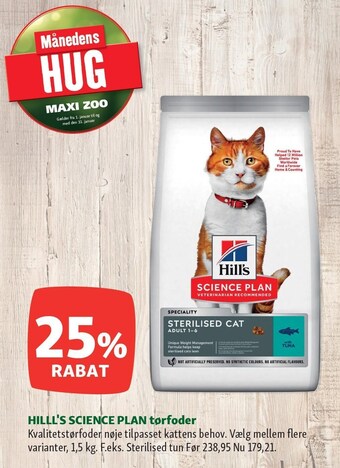 Maxi Zoo Hill's science plan tørfoder tilbud