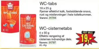Harald Nyborg Wc-tabs el. -cisternetabs tilbud