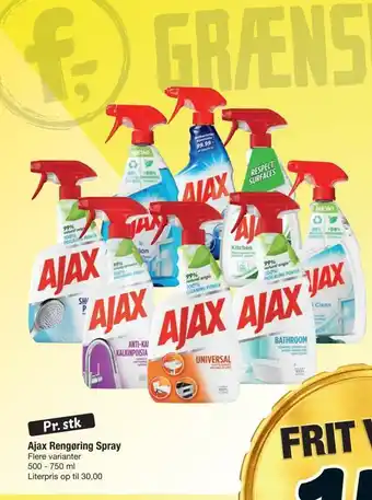 Fakta Tyskland Ajax rengøring spray tilbud