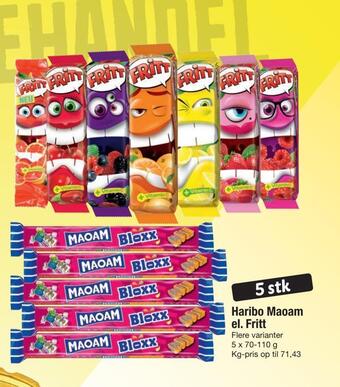 Fakta Tyskland Haribo maoam el. fritt tilbud