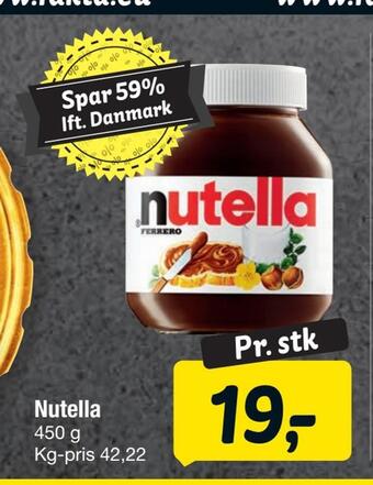 Fakta Tyskland Nutella tilbud
