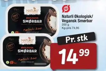 Naturli økologisk/ vegansk smørbar