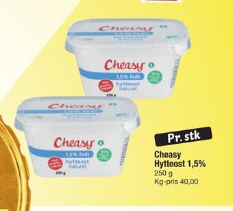 Fakta Tyskland Cheasy hytteost 1,5% tilbud