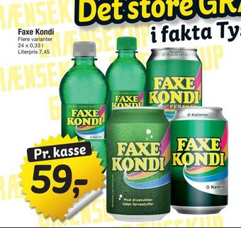 Fakta Tyskland Faxe kondi tilbud