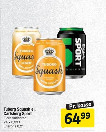 Fakta Tyskland Tuborg squash el. carlsberg sport tilbud